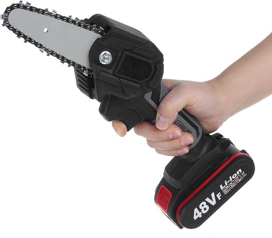 MINI MOTOSIERRA DE MANO INALAMBRICA 1 BATERIAS 48V