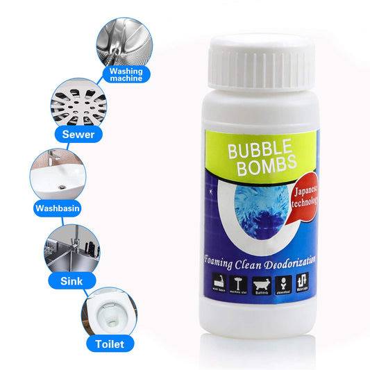 Polvo Destapador de Tuberías BUBBLE BOMS
